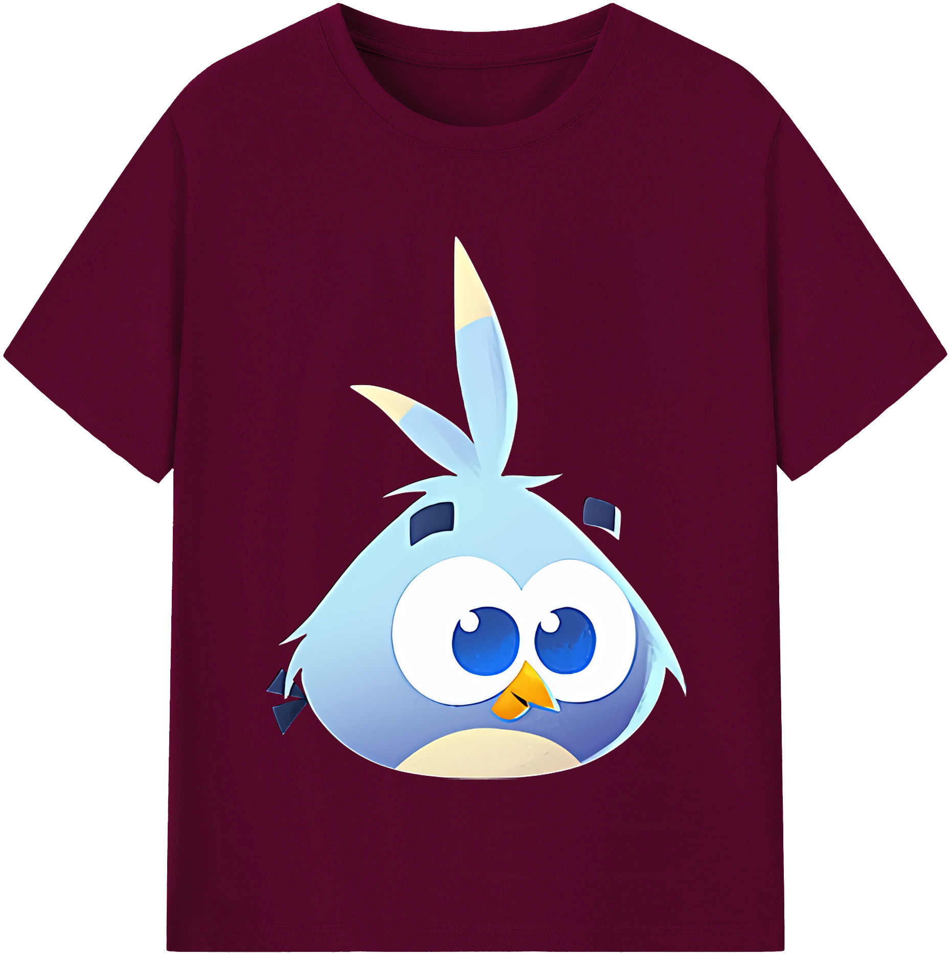 （画像用） Angry Birds アングリーバード レディースカジュアルプリントTシャツ（綿100％）